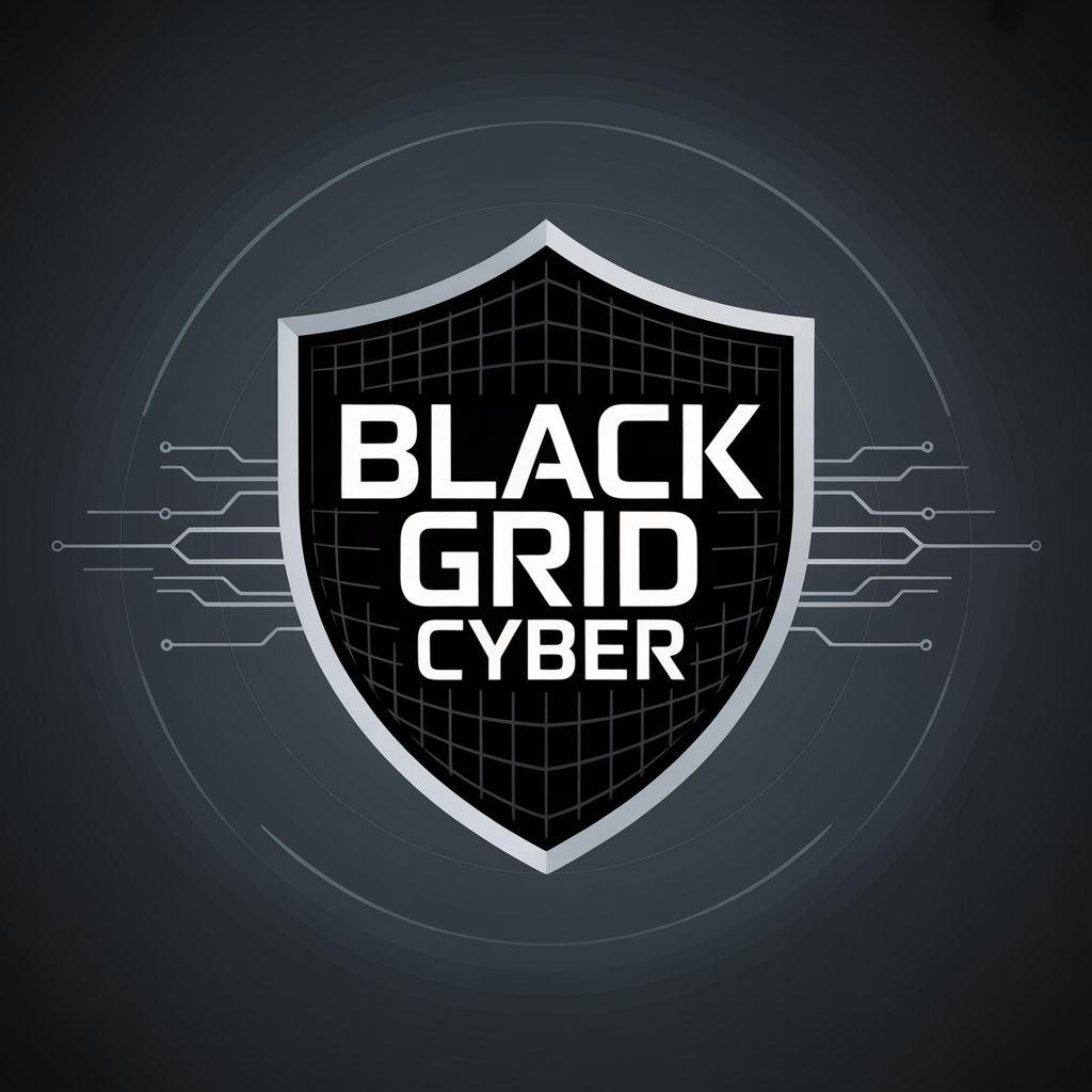 Black Grid Cyber Logo